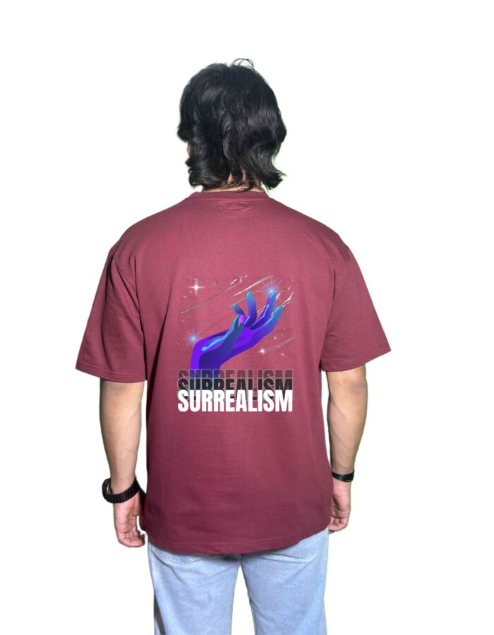 Premium 240 GSM Oversized Graphic T-Shirt – "Surrealism" Artistic Edition - Image 2