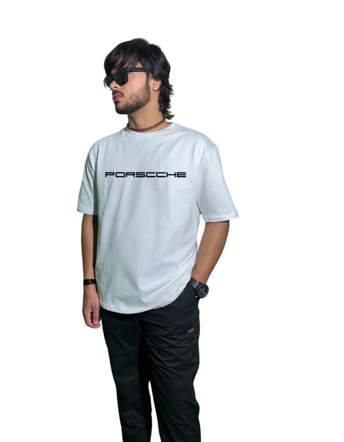 Porsche 911 GT3 RS Oversized T-Shirt – 220 GSM Heavy Cotton | Car Enthusiast Graphic Tee