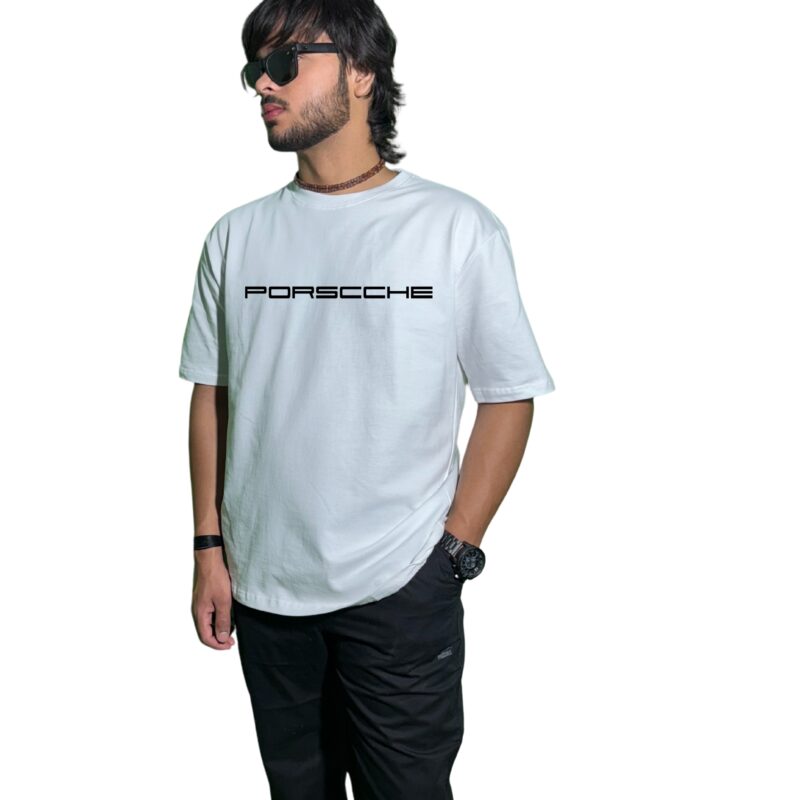 Porsche 911 GT3 RS Oversized T-Shirt – 220 GSM Heavy Cotton | Car Enthusiast Graphic Tee
