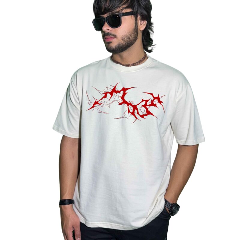 Tattoo Flame Graphic T-Shirt – 240 GSM Premium Cotton | Streetwear Drop