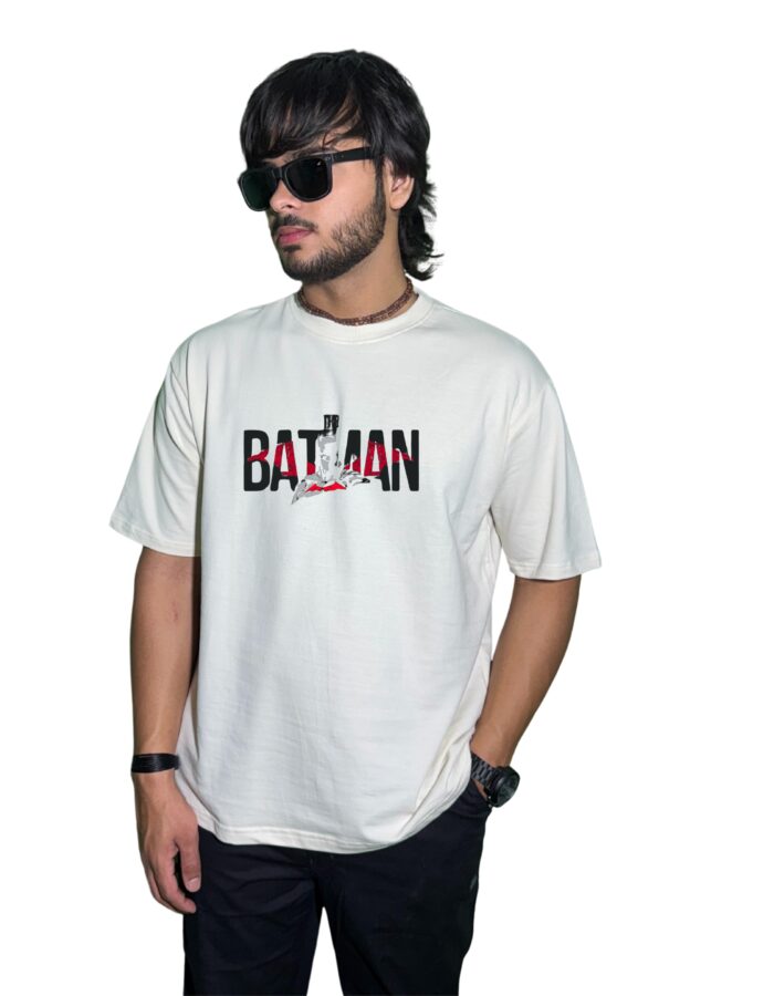 Premium 220 GSM Oversized Batman Graphic T-Shirt – Soft Cotton, Stylish & Durable