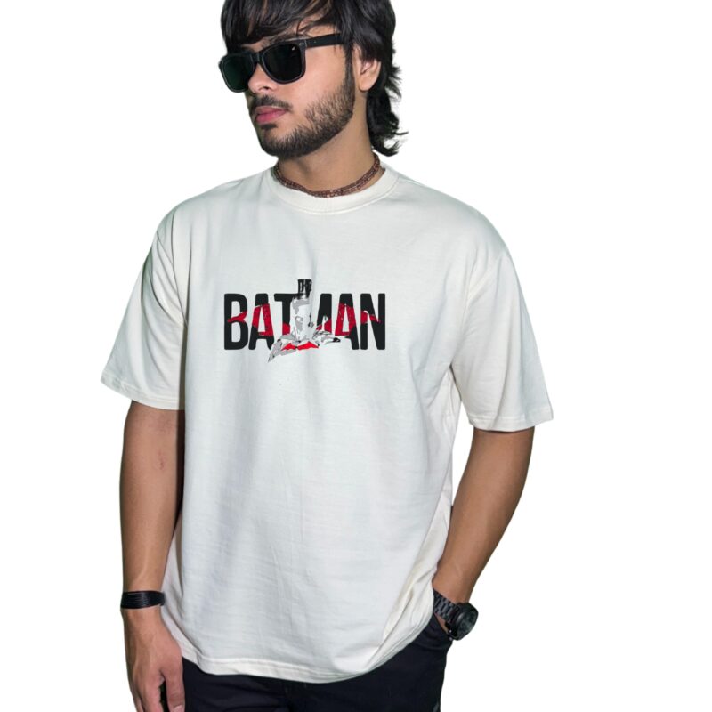 Premium 220 GSM Oversized Batman Graphic T-Shirt – Soft Cotton, Stylish & Durable