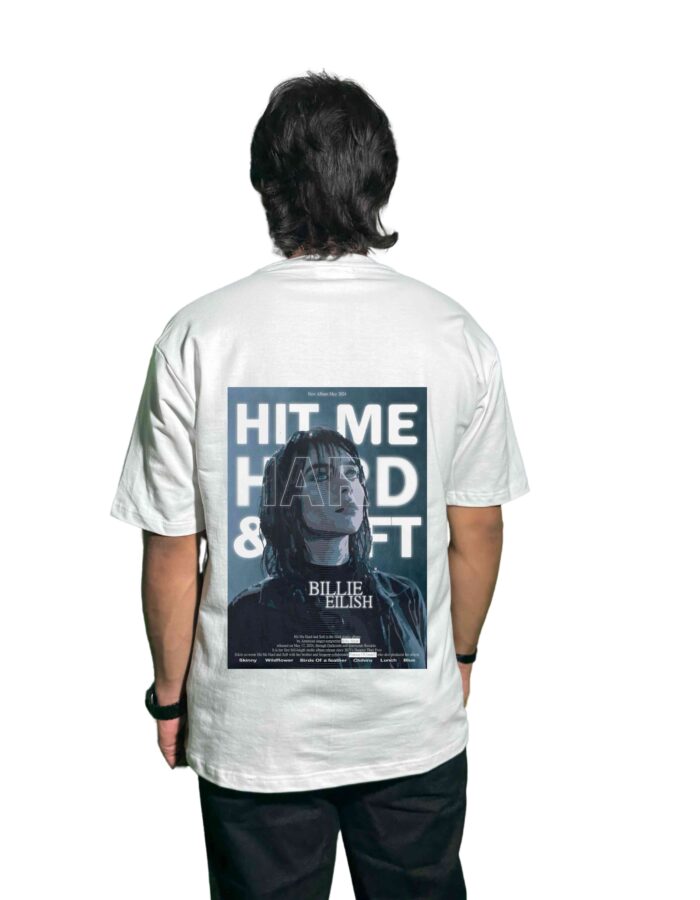 Billie Eilish "HIT ME HARD & SOFT" Oversized T-Shirt – 240 GSM Premium Cotton - Image 3