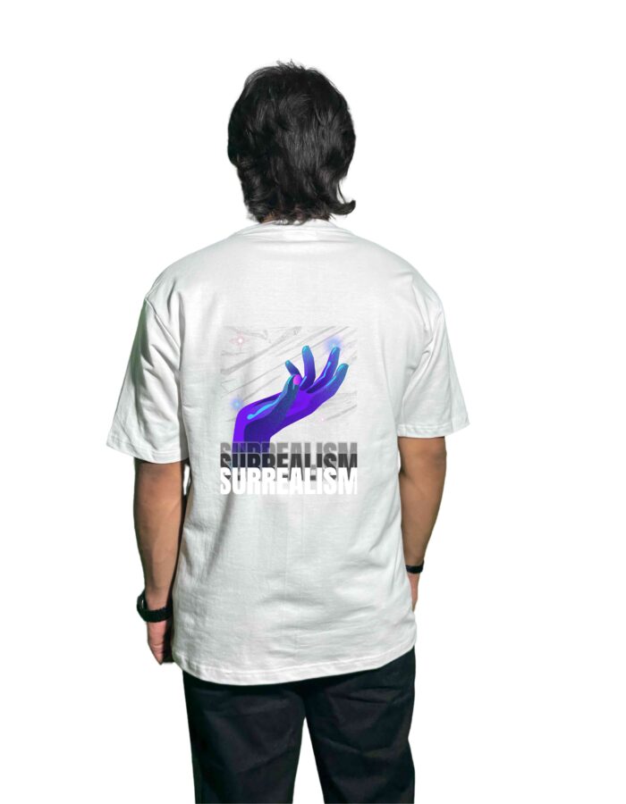 Premium 240 GSM Surrealism Graphic Oversized T-Shirt – High-Quality Cotton - Image 2