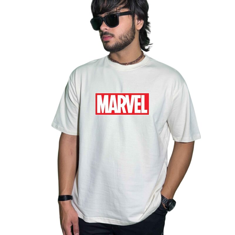 Marvel® Premium Oversized T-Shirt – 240 GSM Ultra-Heavy Cotton