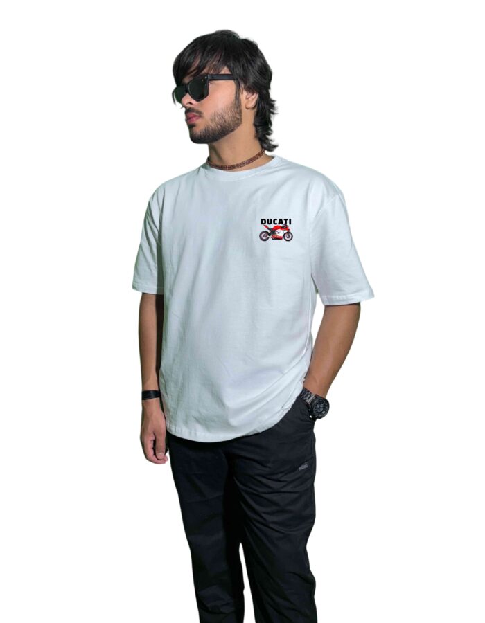 Ducati Panigale 220 GSM Premium Oversized T-Shirt – Ultimate Biker Style