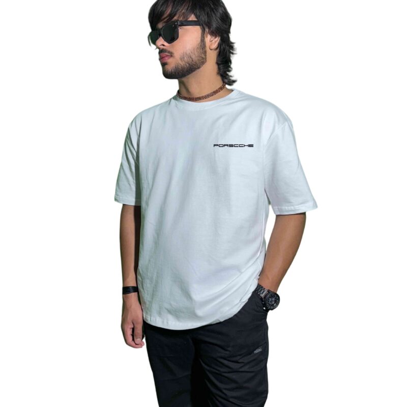 Porsche 911 GT3 RS Oversized T-Shirt – 240 GSM Heavy Cotton | Car Enthusiast Graphic Tee