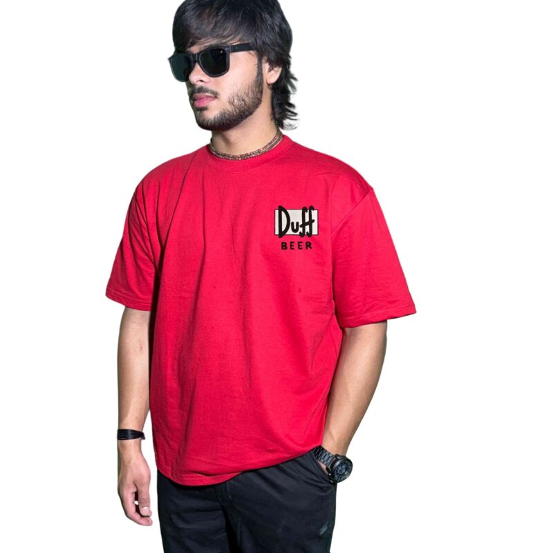 Duff Beer Retro Graphic T-Shirt – 220 GSM Cotton