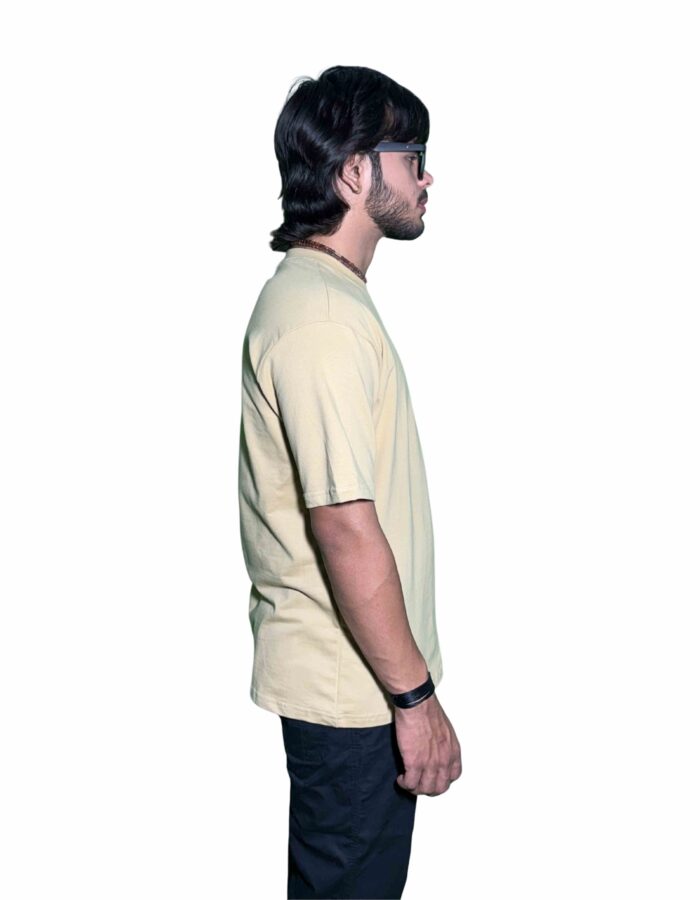 Premium 220 GSM "Azure Eye" Oversized T-Shirt – Futuristic & Minimalist Aesthetic  Premium 220 GSM "Azure Eye" Oversized T-Shirt – Futuristic & Minimalist Aesthetic - Image 3