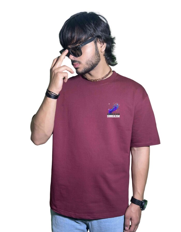 Premium 240 GSM Oversized Graphic T-Shirt – "Surrealism" Artistic Edition