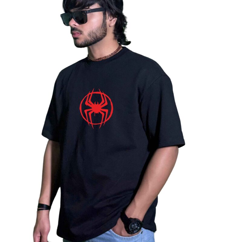 Arachnida Webcore Oversized T-Shirt – 240 GSM Premium Cotton